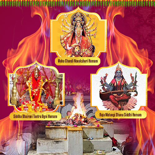 Maha Chandi Navakshari, Siddha Bhairavi Tantra and Raja Matangi Dhana Siddhi Homam