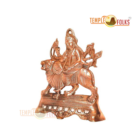 Durga Maa Wall Hanging Statue With Lion