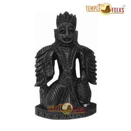 Ebony(Karungali) Garuda Dev 4 inch