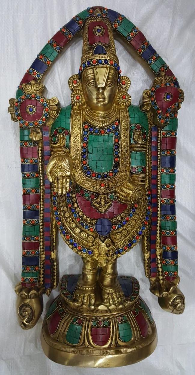 Tirupati Balaji Stone Finish Idol
