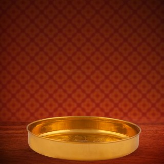Astamangal Plate-Gold Finish