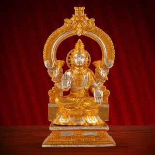 Lakshmi with Arch Gold and Silver coated
