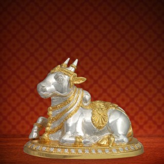 Nandhi Gold & Silver Plated