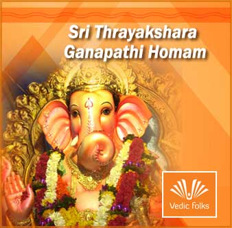 Sri Thrayakshara Ganapathi homam