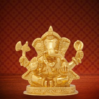 Ganesha Brass and Copper coated